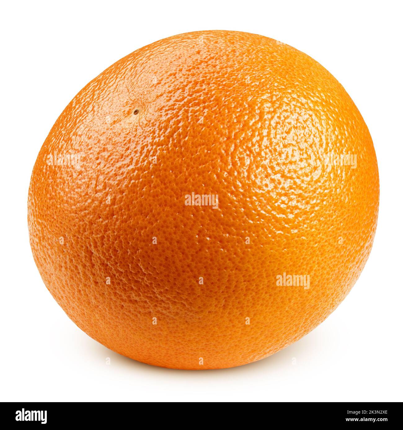 Grapefruit auf weißem Hintergrund, Beschneidungspfade, volle Tiefenschärfe Stockfoto