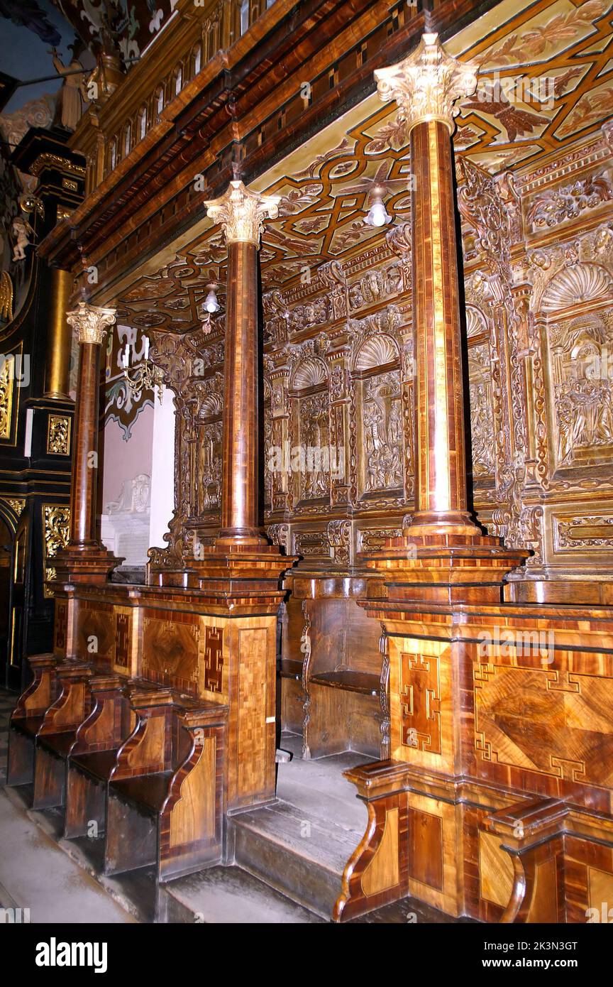 Kalwaria Zebrzydowska, Kleinpolen, Polen, Polska, Kloster und Basilika unserer Lieben Frau von den Engeln; Klasztor Bazylika Matki Bożej Anielskiej Stockfoto