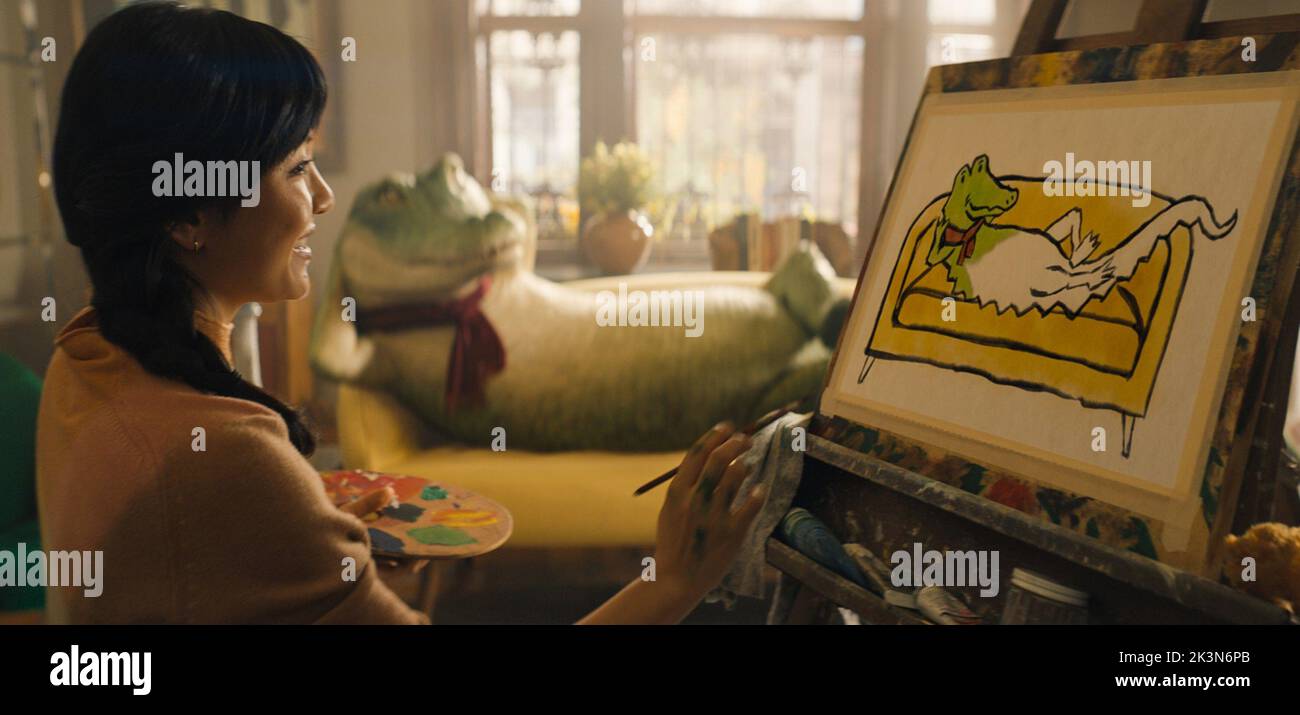 LYLE, LYLE, KROKODIL, von links Constance Wu, Lyle the Crocodile