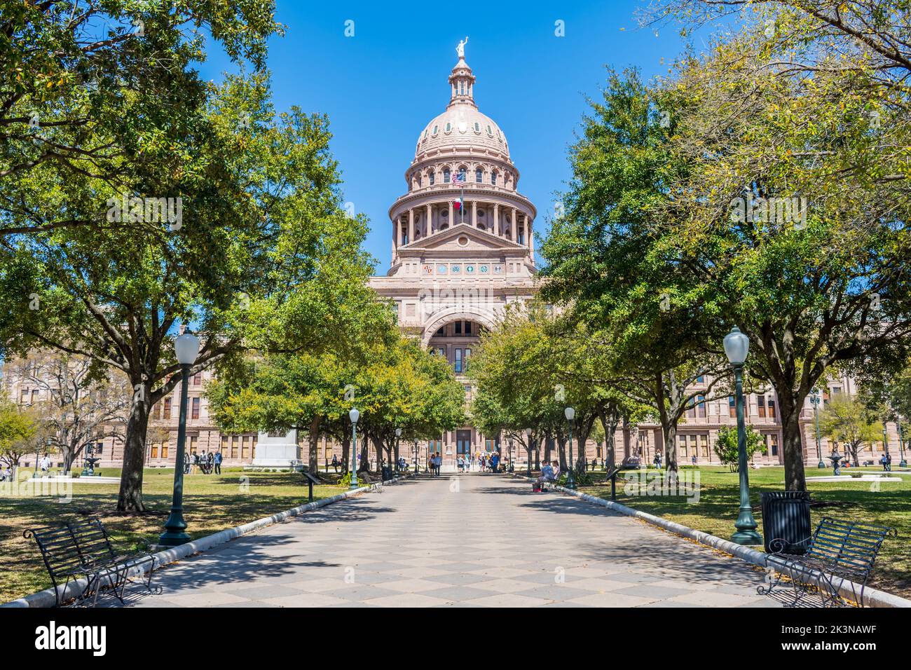 Das Verwaltungszentrum in Austin, Texas Stockfoto