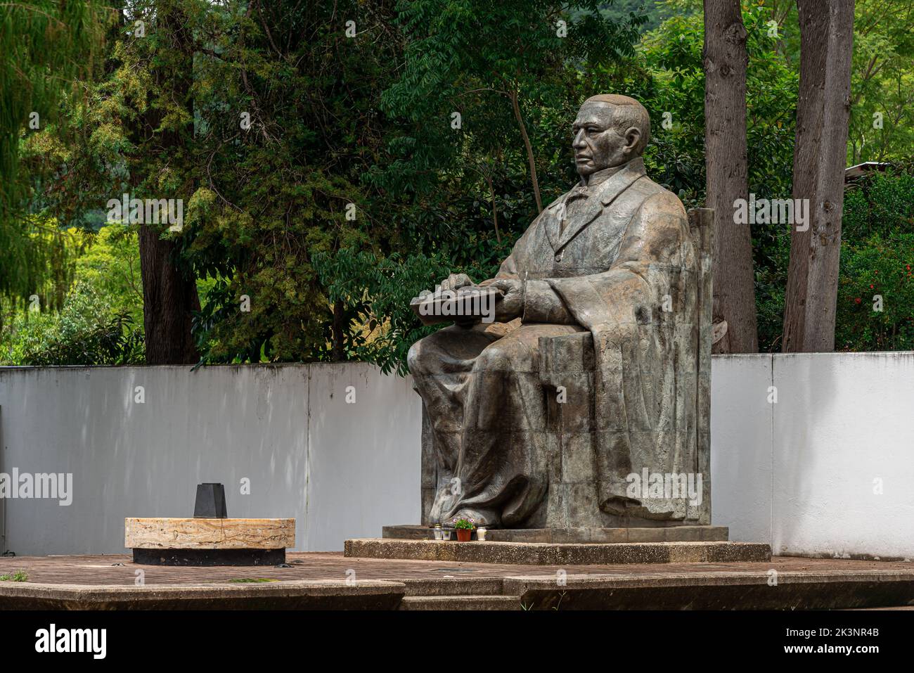 Benito Juarez-Gedenkbild in Guelatao, Oaxaca Stockfoto