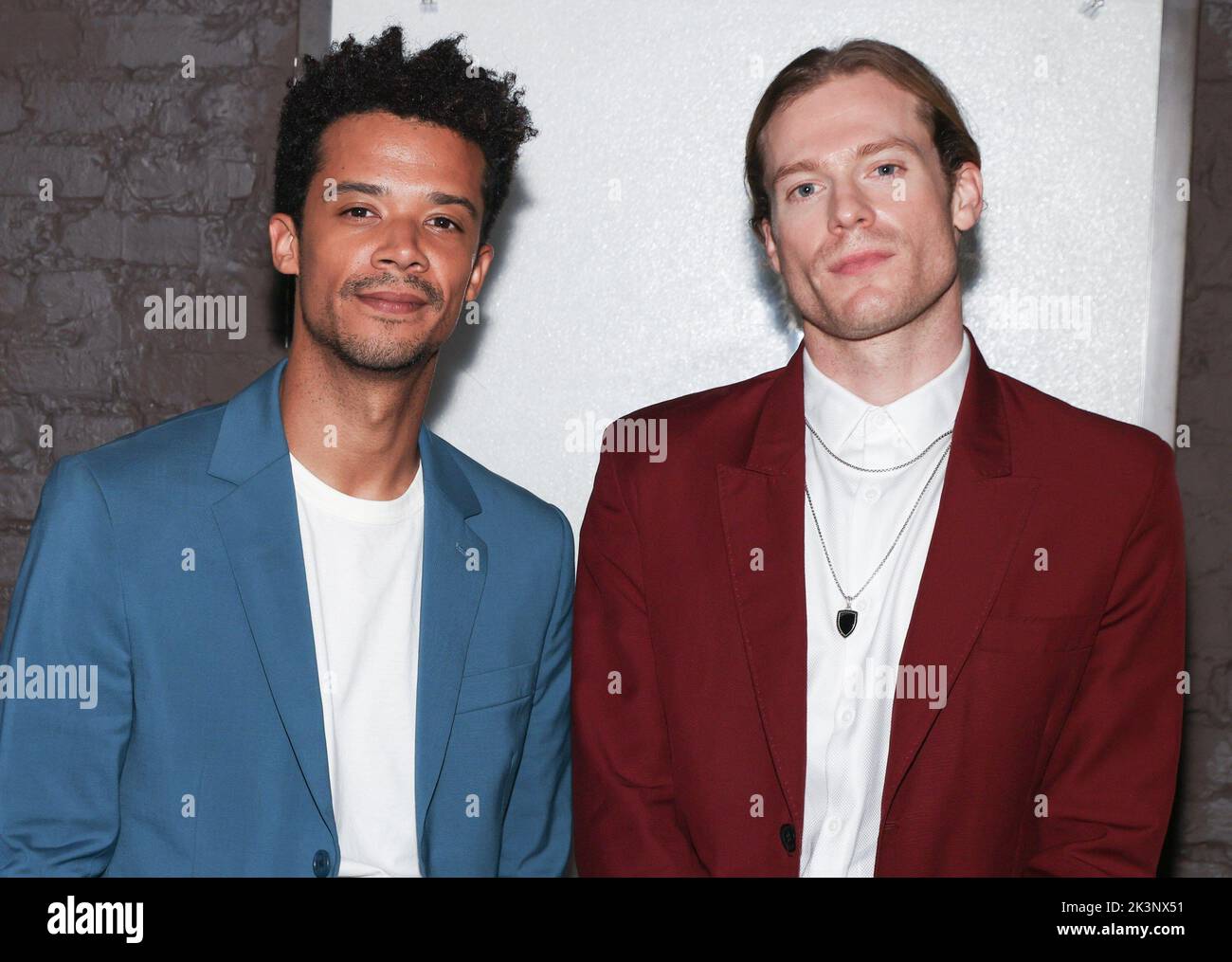 New York, NY, USA. 27. September 2022. Jacob Anderson, Sam Reid bei der Ankunft für AMC ANNE RICE'S INTERVIEW MIT DER VAMPIRE Series Premiere, IFC Center, New York, NY 27. September 2022. Kredit: CJ Rivera/Everett Collection/Alamy Live Nachrichten Stockfoto