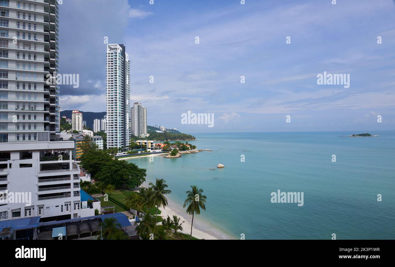 Georgetown City Seascape , Penang, Malaysia Stockfoto