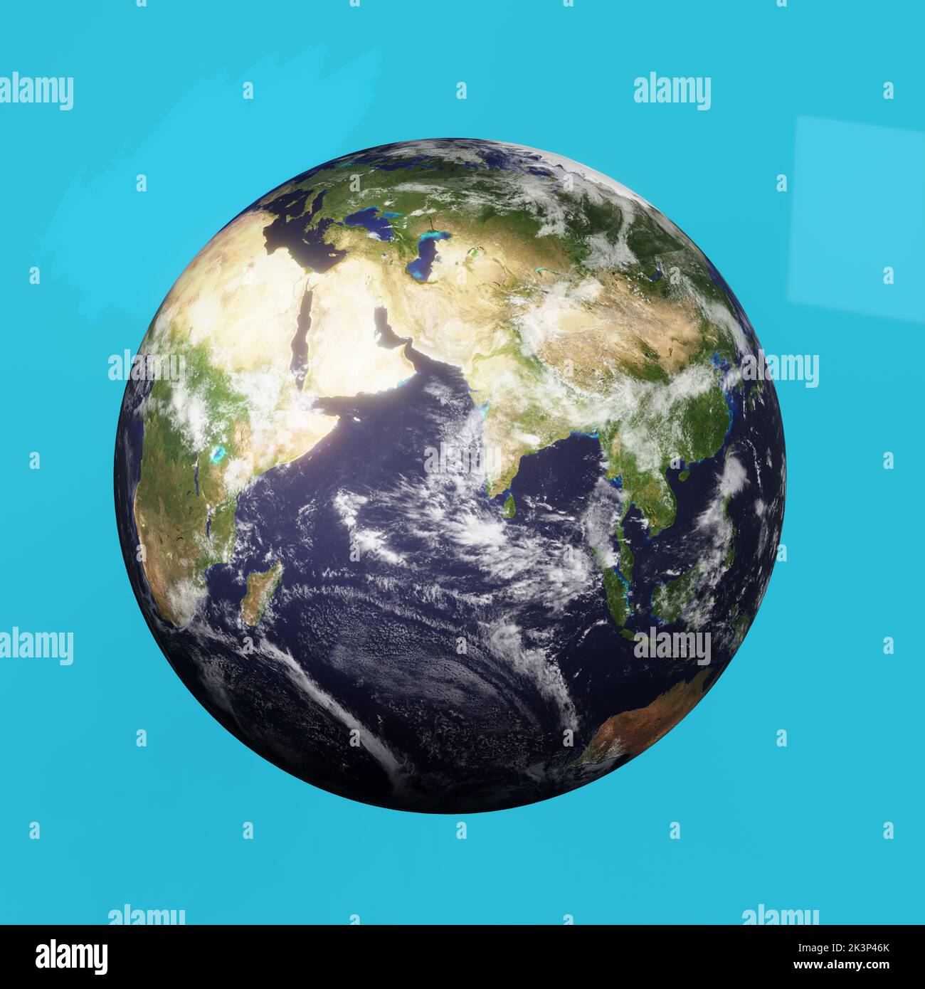Globe Earth 3D Illustration Stock image Earth Map Satellite View Stockfoto