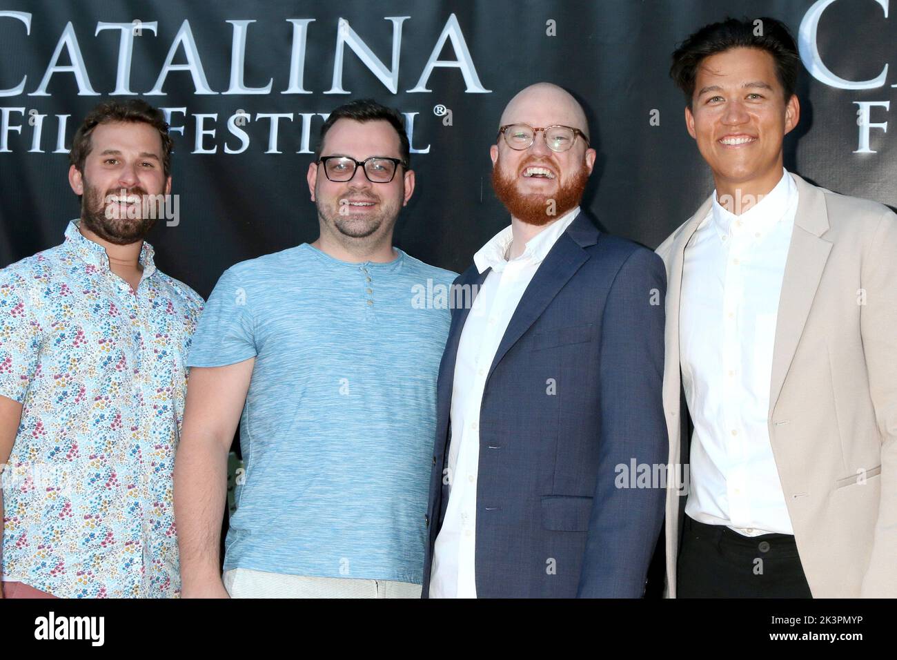 24. September 2022, Avalon, CA, USA: LOS ANGELES - SEP 24: James Hall, Zach Connell, Cameron Babcock, Michael Whittle beim Catalina Film Festival 2022 - Samstag Red Carpet 9 23 22 im Casino am 24. September 2022 in Avalon, CA (Bildquelle: © Kay Blake/ZUMA Press Wire) Stockfoto