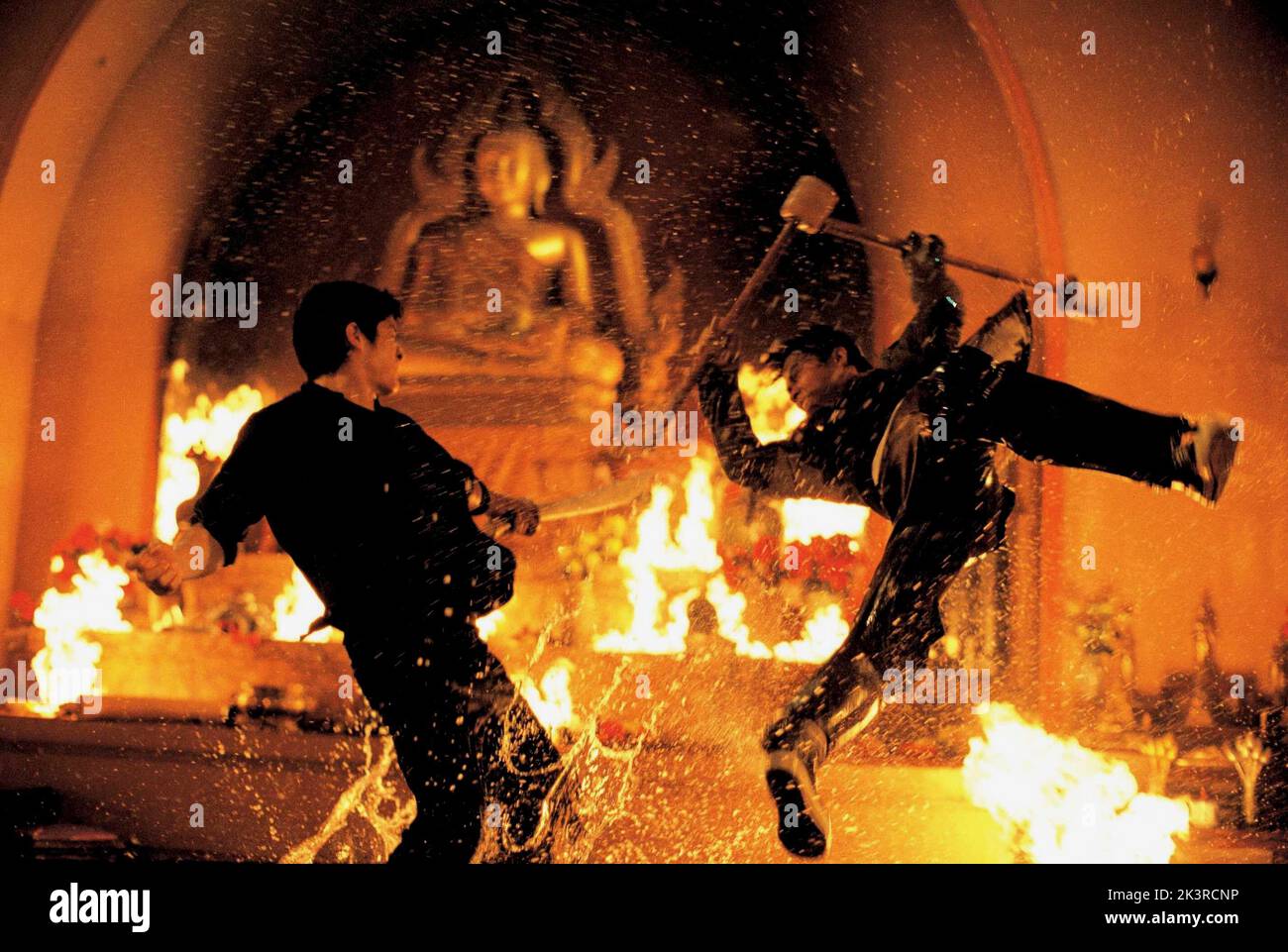 Tony Jaa Film: The Protector; Tom Yum Goong; Warrior King (THA/HK/USA 2005) Charaktere: Kham Regie: Prachya Pinkaew 11. August 2005 **WARNUNG** Dieses Foto ist nur für redaktionelle Zwecke bestimmt und unterliegt dem Copyright der FIRMA WEINSTEIN und/oder des Fotografen, der von der Film- oder Produktionsfirma beauftragt wurde, und kann nur durch Publikationen im Zusammenhang mit der Bewerbung des oben genannten Films reproduziert werden. Eine obligatorische Gutschrift an DIE FIRMA WEINSTEIN ist erforderlich. Der Fotograf sollte auch bei Bekanntwerden des Fotos gutgeschrieben werden. Ohne schriftliche Genehmigung der Film Company kann keine kommerzielle Nutzung gewährt werden. Stockfoto
