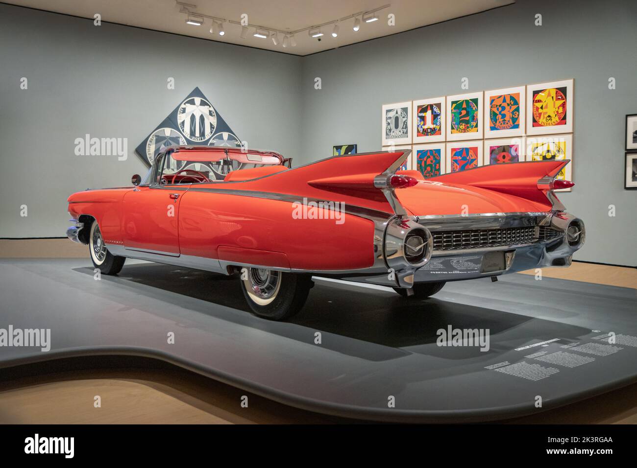 BILBAO, SPANIEN-10. SEPTEMBER 2022: 1959 Cadillac Eldorado Biarritz (vierte Generation des Cadillac Eldorado, Serie 62) Stockfoto