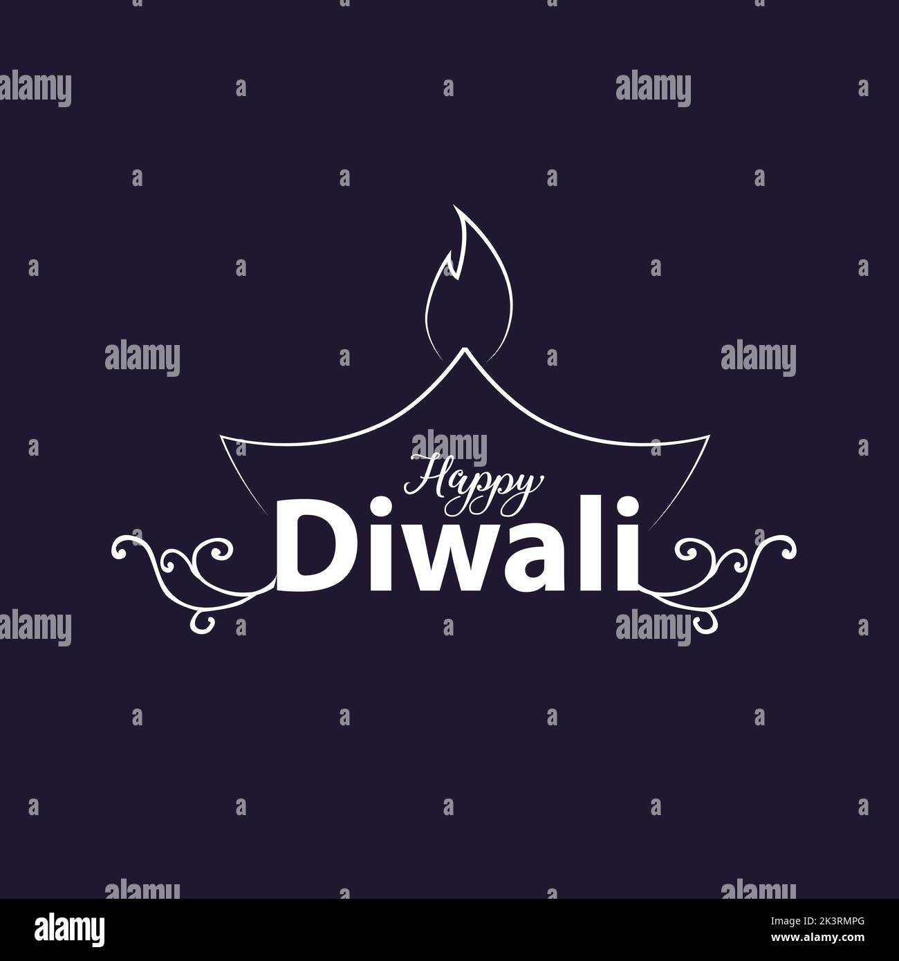 Frohes Diwali. Indische Feste des Lichts. vektor Illustration Design Stock Vektor