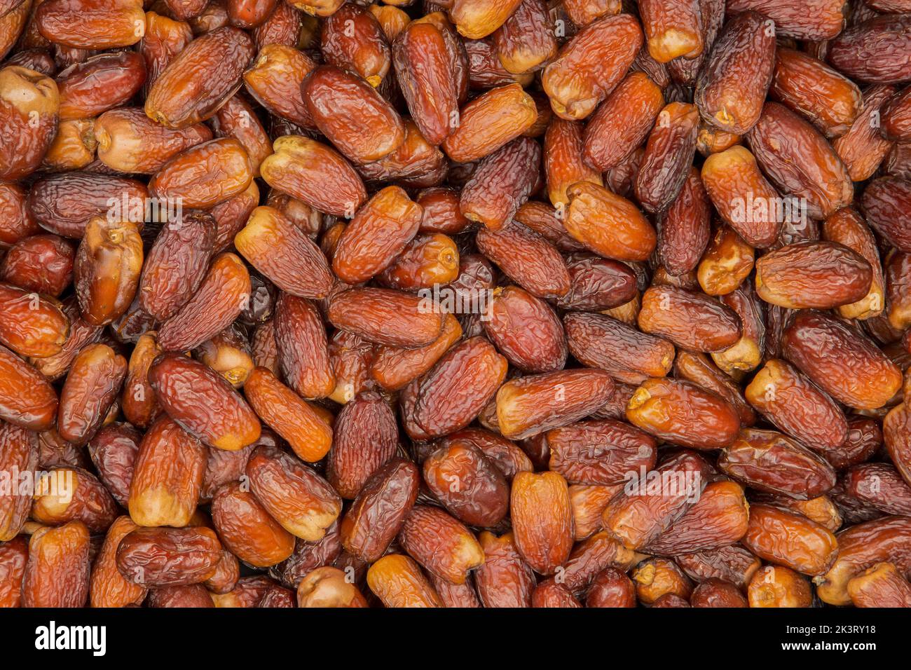 Aus den Früchten der Madinah Al-Munawwarah Datteln, Königreich Saudi-Arabien, Ajwa, Sagai, Safawi, Majdoul, Lubana, Mabroum, Khudari, Anbara Stockfoto