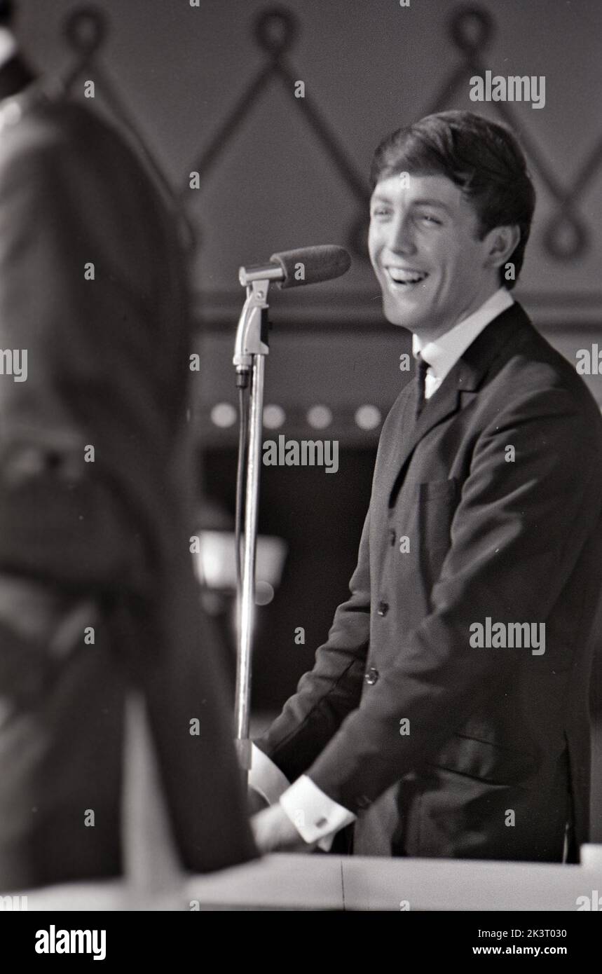 DAVE CLARK FIVE im Tottenham Royal im Januar 1964 mit Sänger Mike Smith Stockfoto