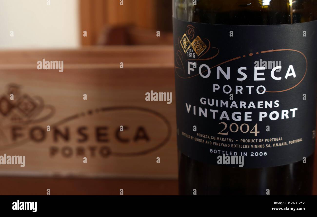 Fonseca Port Porto,Guimaraens Vintage Port,2004 Stockfoto