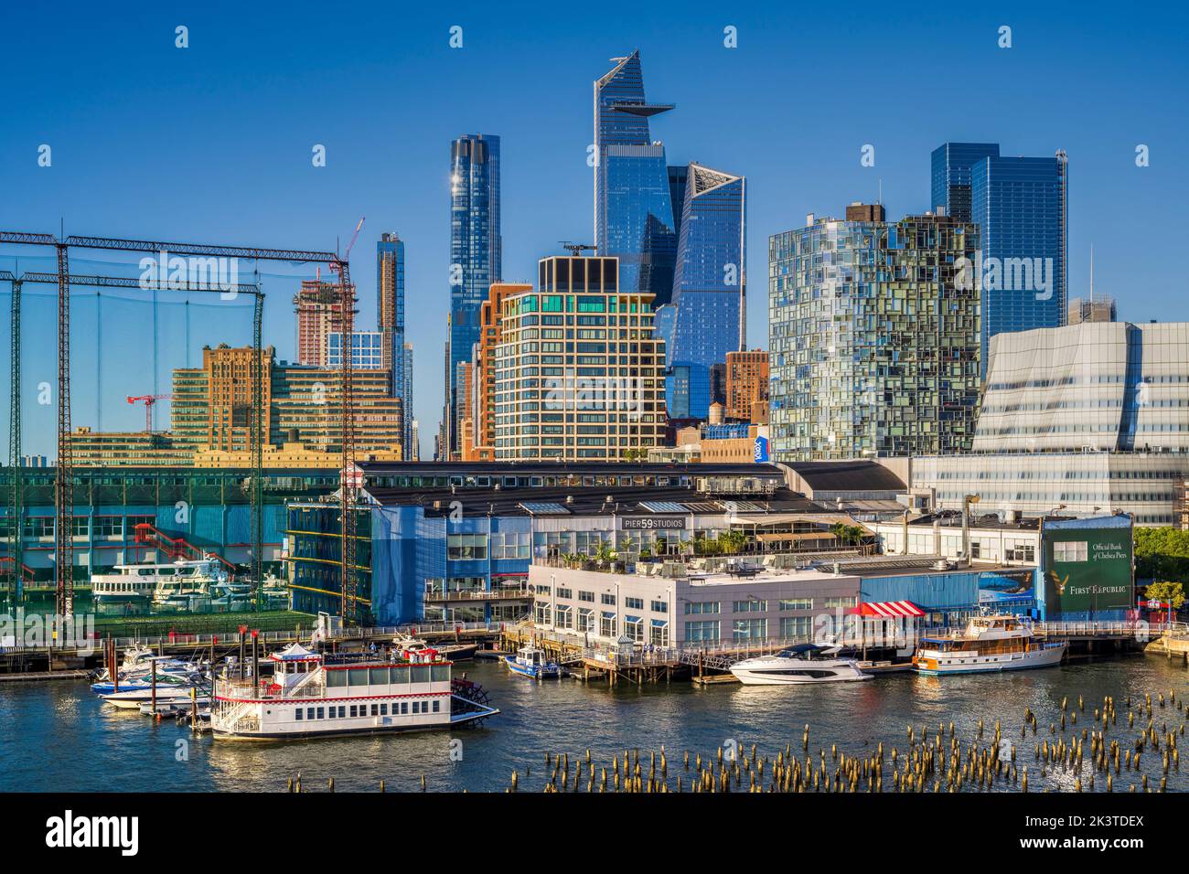 Skyline der Hudson Yards, Manhattan, New York, USA Stockfoto
