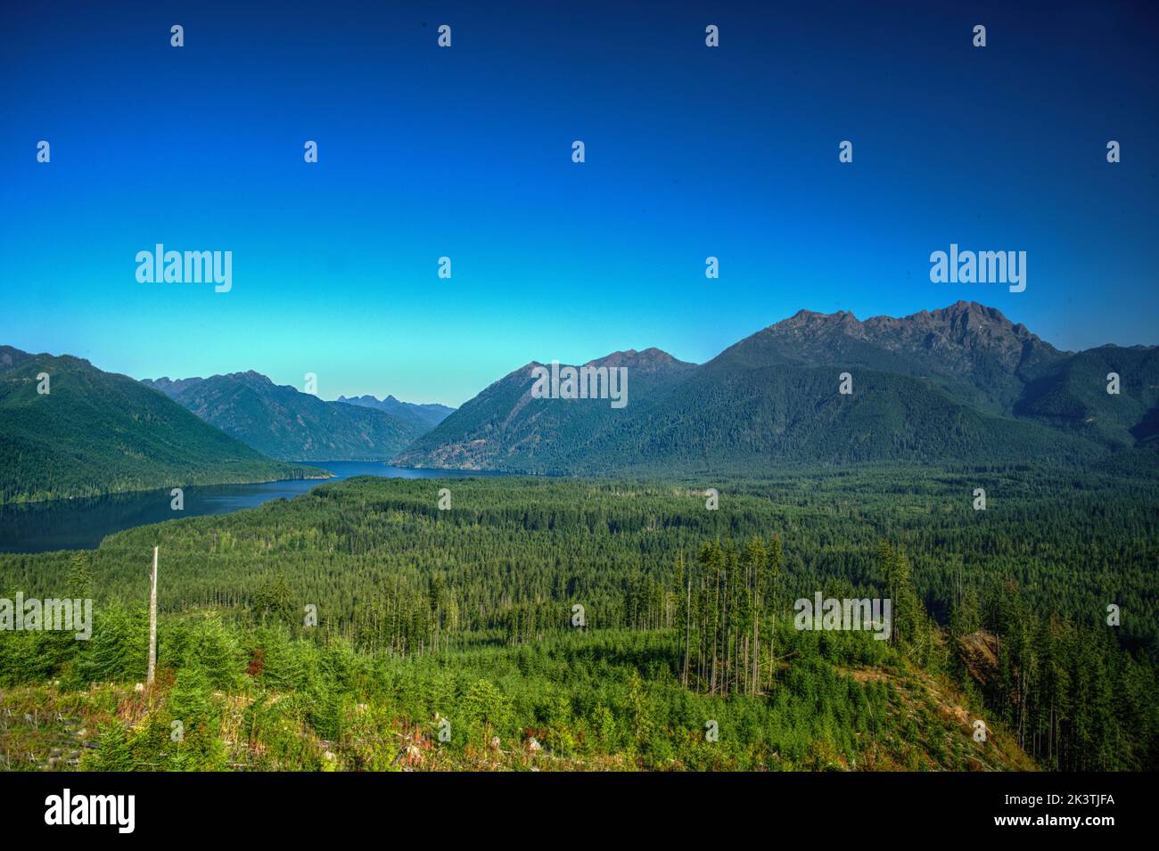 Lake Cushman, Bundesstaat Washington Stockfoto