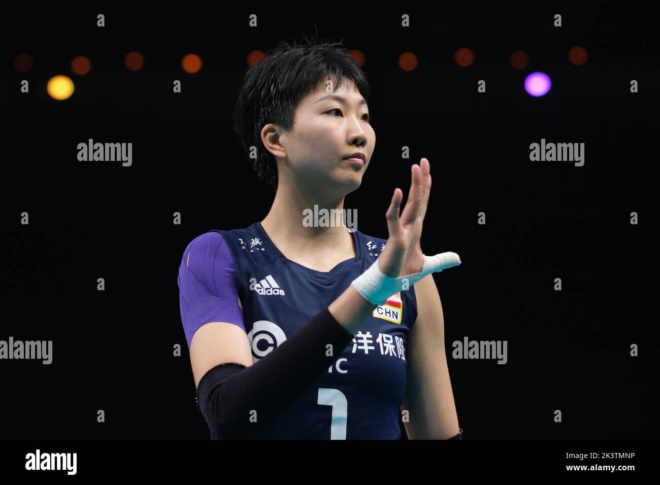 Arnhem, Niederlande. 28. September 2022. Yuan Xinyue von China zeigt