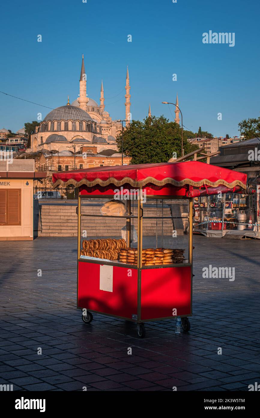 Postkarten aus dem schönen und exotischen Istanbul, Tiurkey (Türkiye) Stockfoto