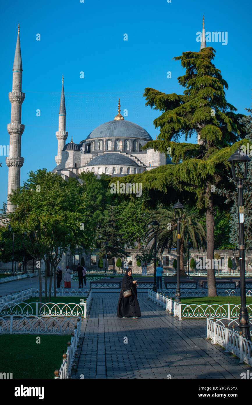 Postkarten aus dem schönen und exotischen Istanbul, Tiurkey (Türkiye) Stockfoto