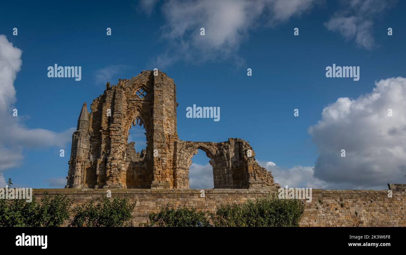 Die Ruinen von Whitby Abbey, North Yorkshire, UK Stockfoto