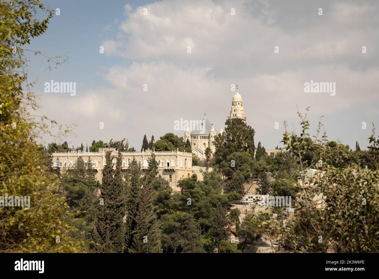 Kloster Dormition, Berg Zion, Jerusalem, Israel Stockfoto