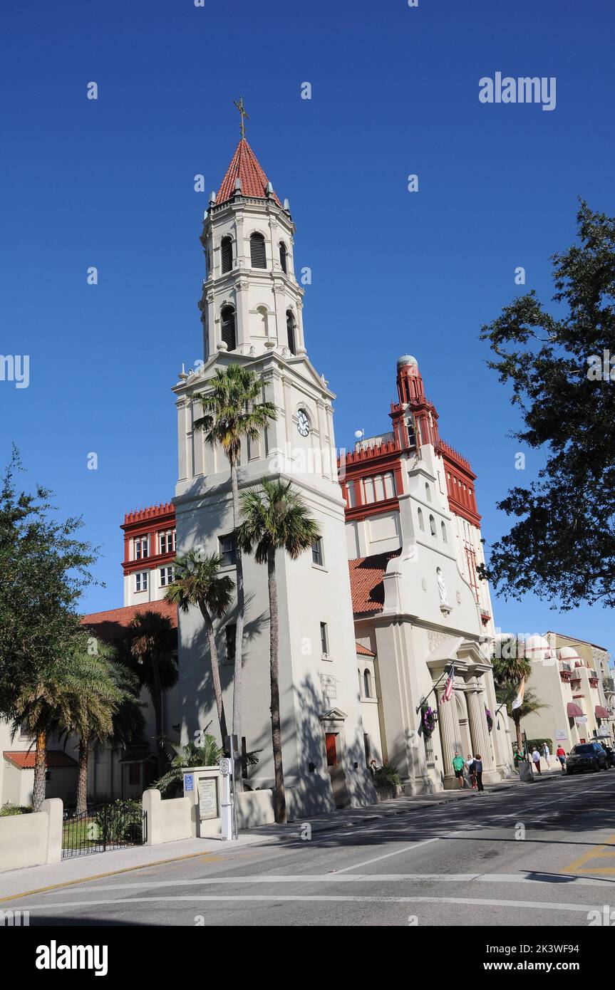 Saint Augustine/Florida/ USA - 05. Dezember 2017./Sanit Auustine oldes nd most beautiful town lief in town and trevel life in town. (Foto: Francis Joseph Dean/Dean Picturs) Stockfoto