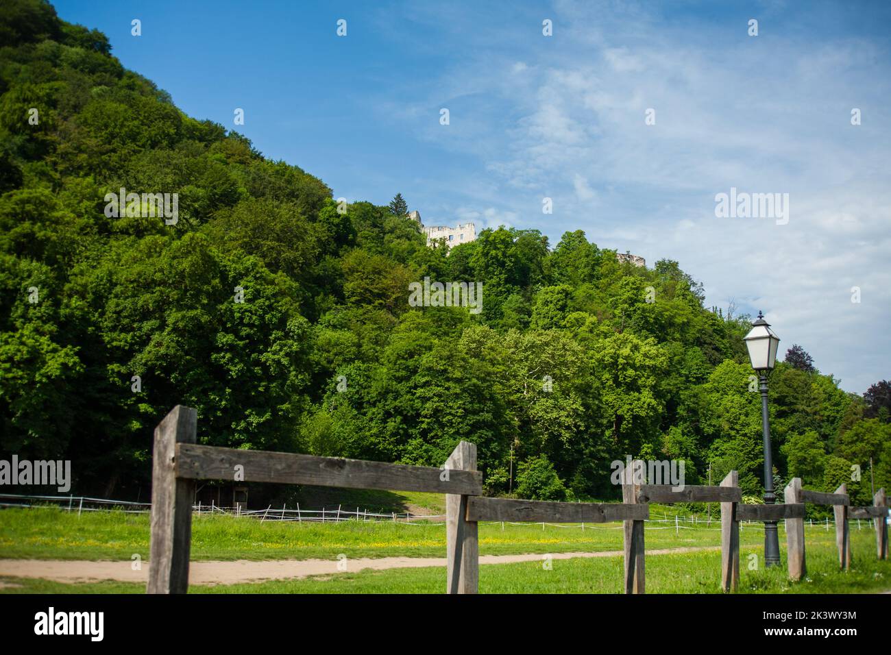 Ruinen der alten Altstadt in Samobor, Kroatien. Stockfoto