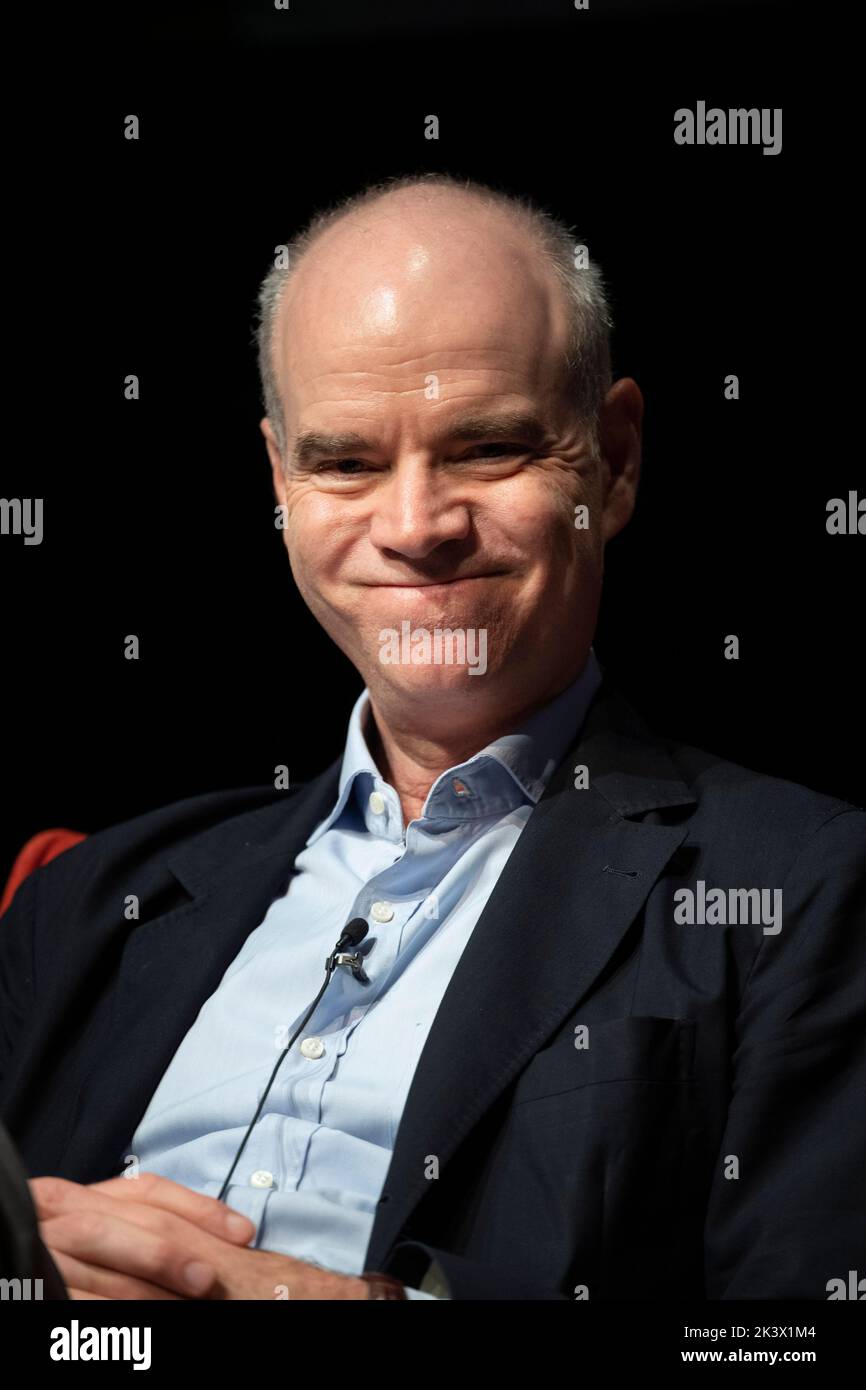 Austin Texas USA, September 24 2022: Der Chefredakteur der New York Times, JOE KAHN, spricht während einer Interviewsitzung beim jährlichen Texas Tribune Festival in der Innenstadt von Austin. ©Bob Daemmrich Stockfoto