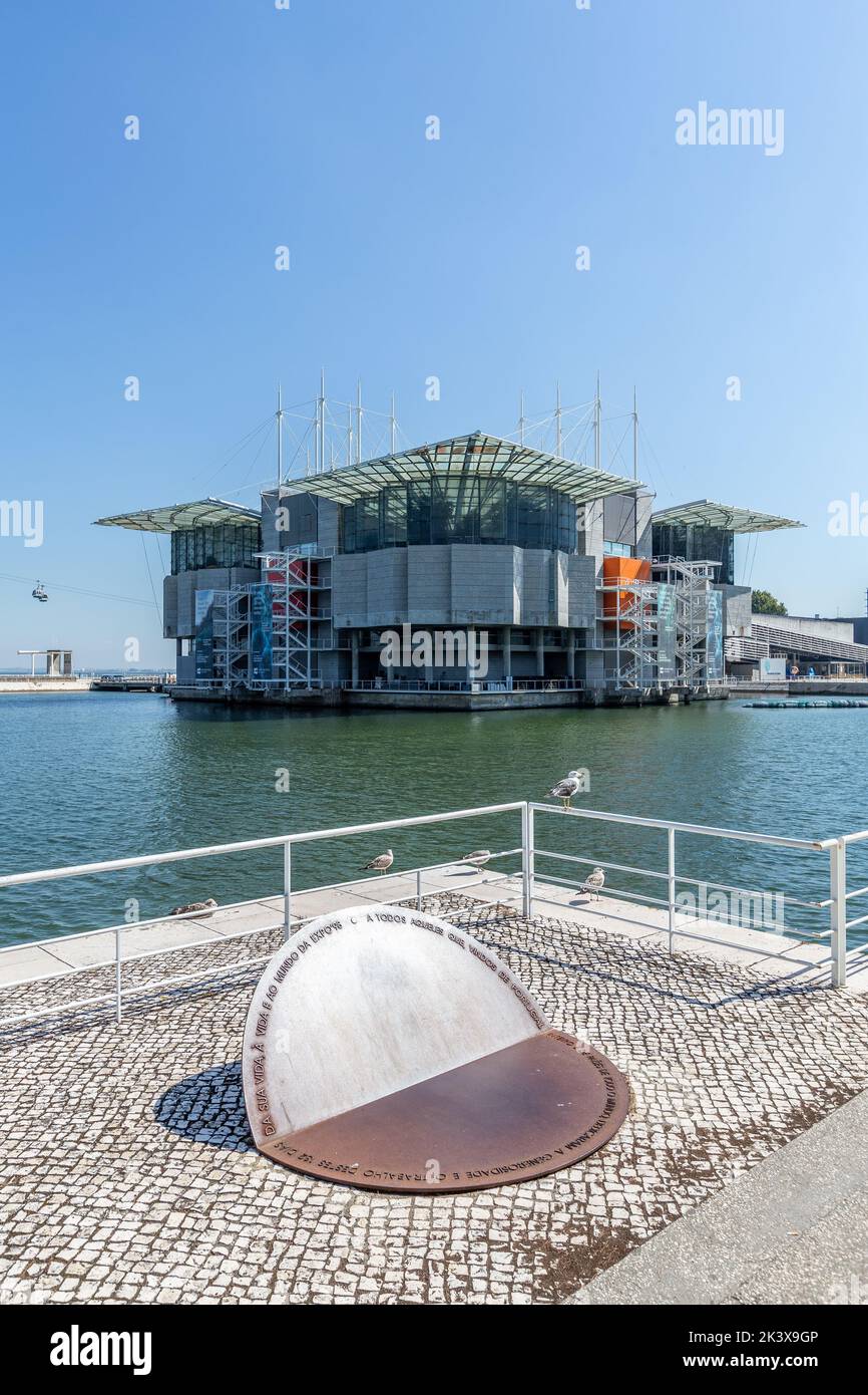 Ozeanarium im Park der Nationen in Lissabon (Parque das Nações) Stockfoto