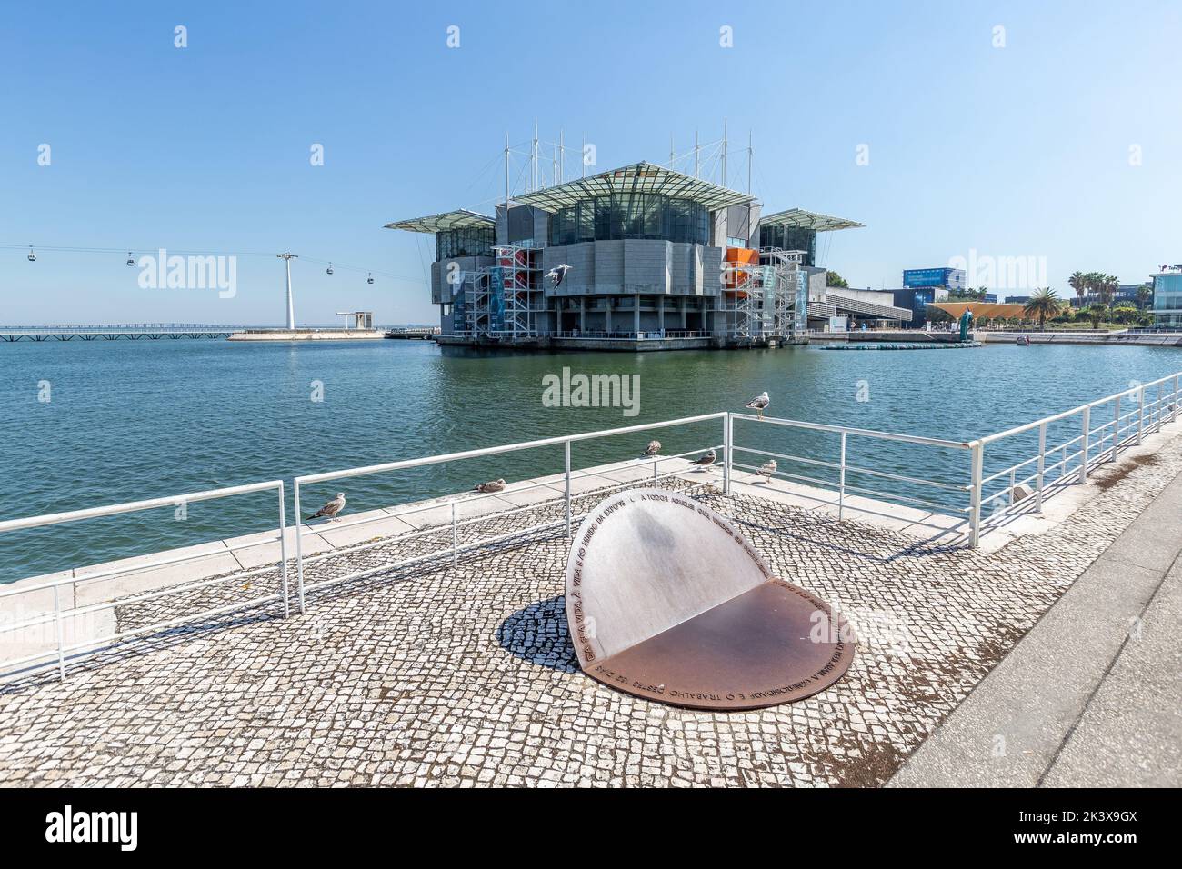 Ozeanarium im Park der Nationen in Lissabon (Parque das Nações) Stockfoto