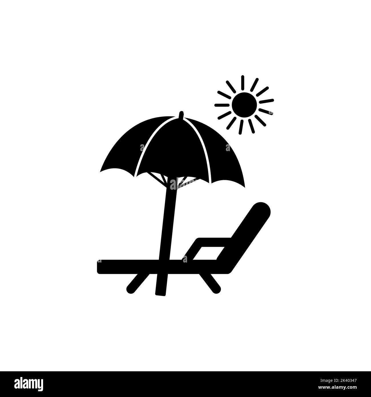 Symbol für Herd und Chaiselongue. Element der einfachen Symbol für Websites, Web-Design, mobile App, Info-Grafiken. Dünnes Symbol für Website-Design und Entwicklung Stock Vektor