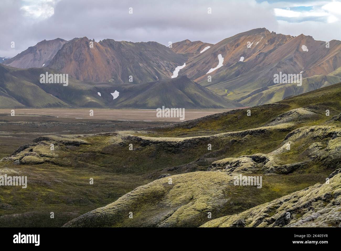 FROSTASTAOAVATN HIGHLANDS ISLAND Stockfoto