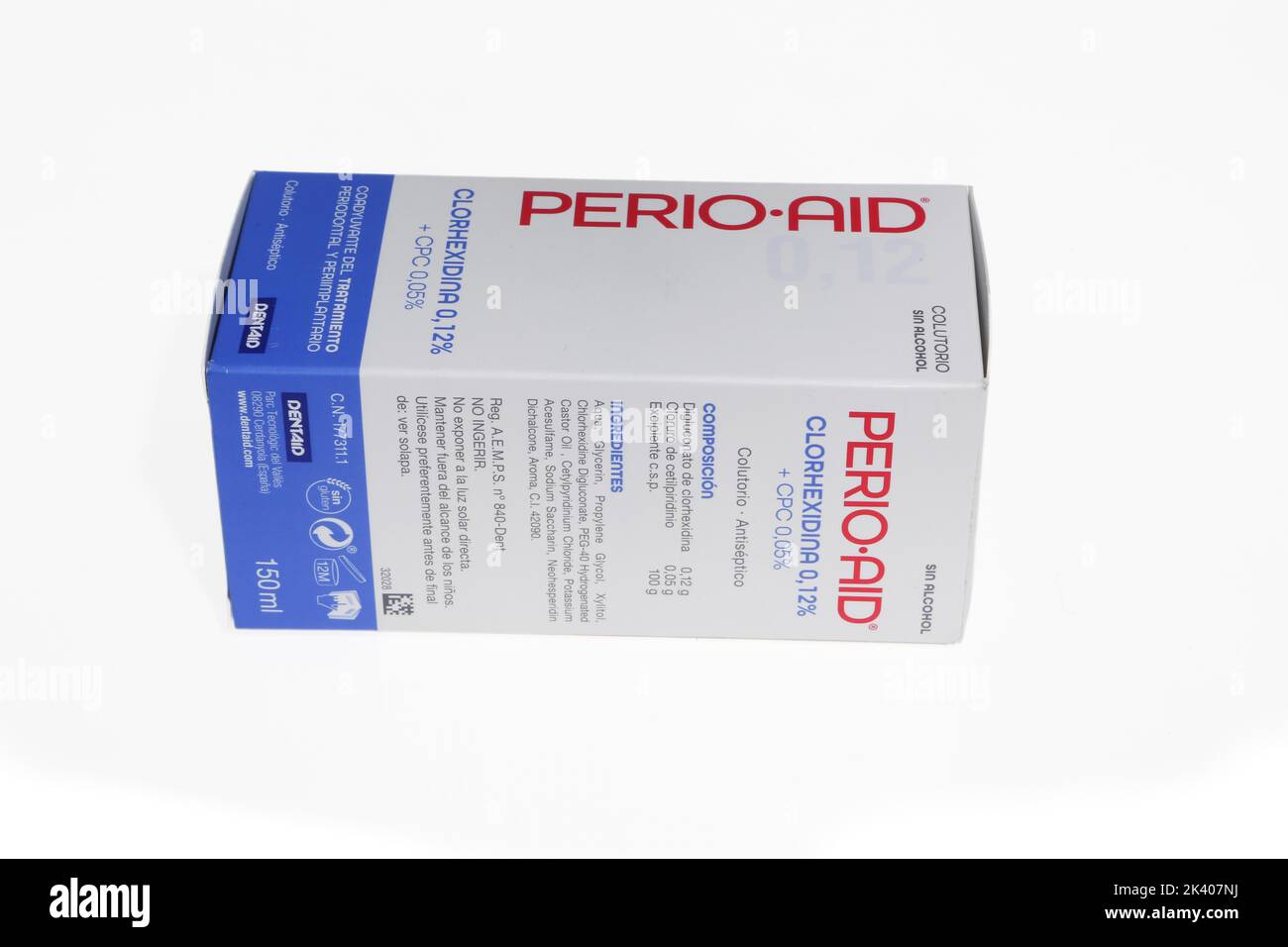 PERIO AID MANTENIMIENTO COLUTORIO 150 ML Stockfoto