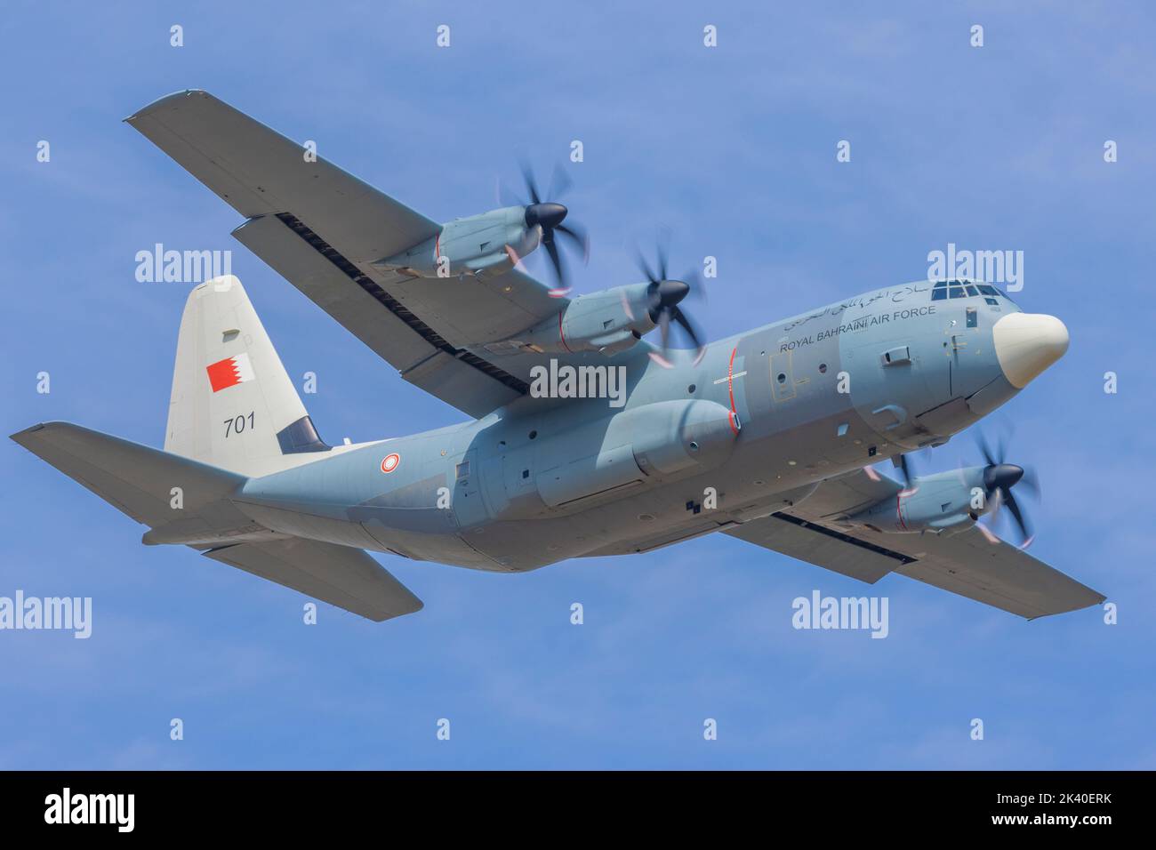 Lockheed C-130J Hercules Royal Bahraini Air Force Stockfoto