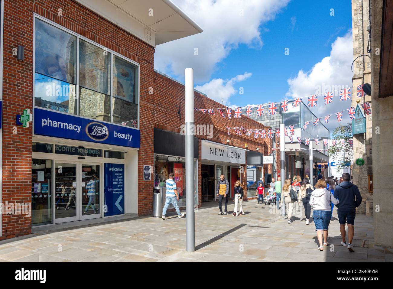 Lion Walk, Lion Walk Shopping Centre, Colchester, Essex, England, Großbritannien Stockfoto