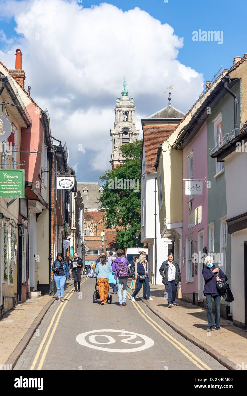 Gebäude aus der Zeit, Trinity Street, Colchester, Essex, England, Vereinigtes Königreich Stockfoto