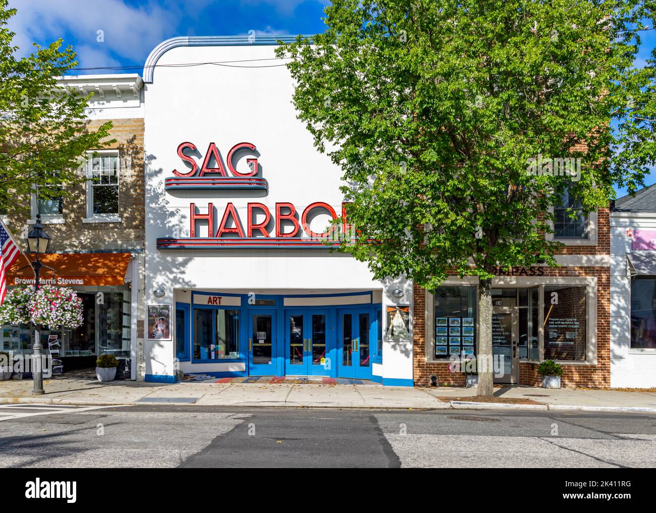 Sag Harbour Cinema Stockfoto