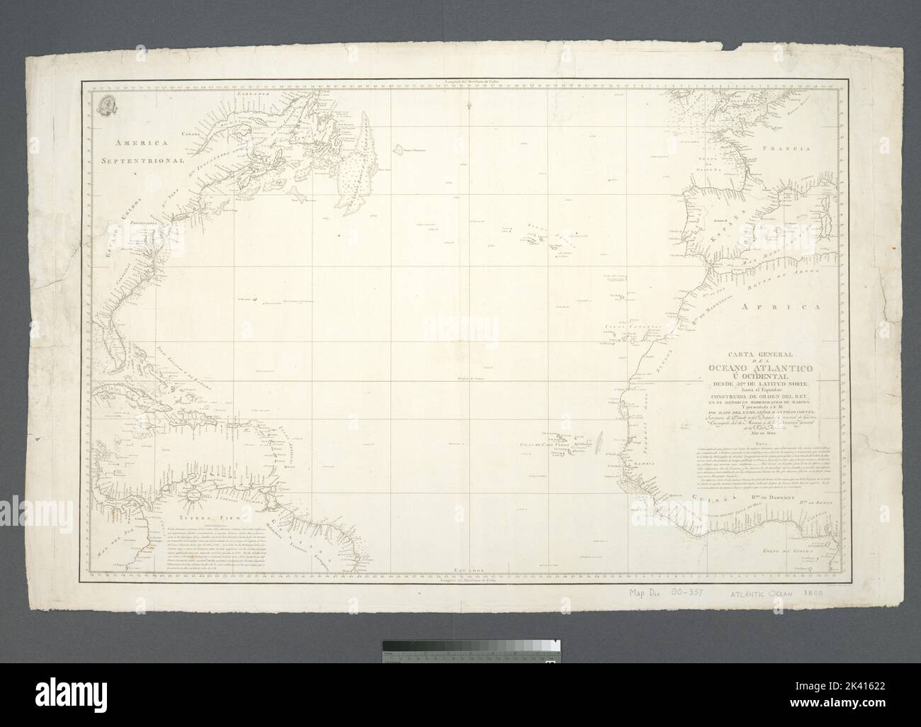Mapa del oceano atlantico norte -Fotos und -Bildmaterial in hoher ...