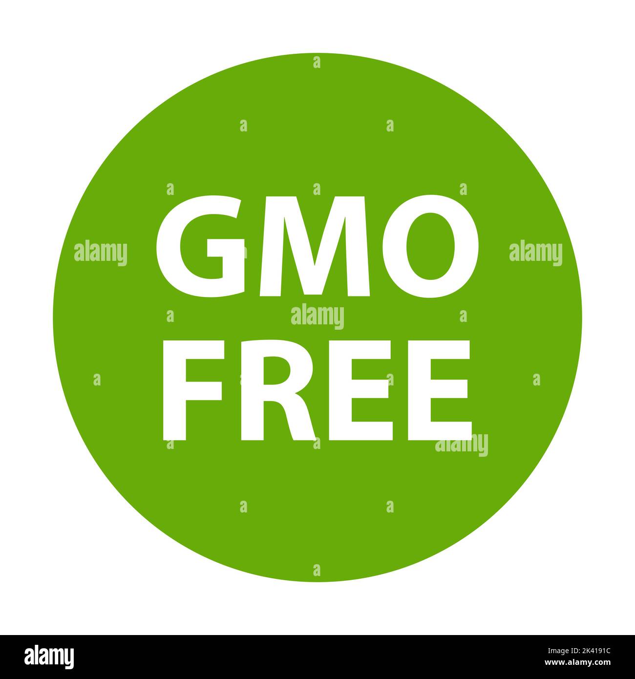 GVO-freie Icon-Vektor gesundes Essen, Bio-Kosmetik, veganes Konzept für Grafik-Design, Logo, Website, Social Media, mobile App, UI-Abbildung Stock Vektor