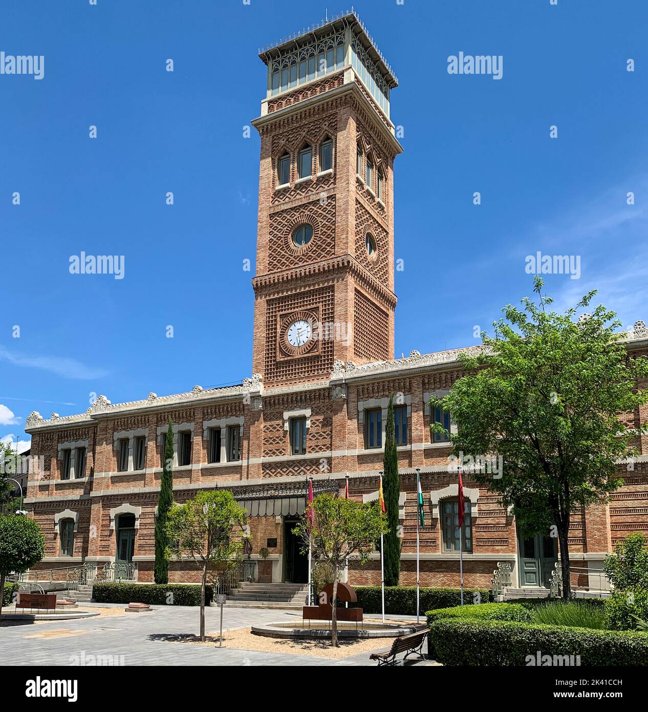 Spanien, Madrid. Casa Arabe, ein Kulturzentrum zur Förderung der Verständigung zwischen Spanien und der arabischen Welt. Stockfoto