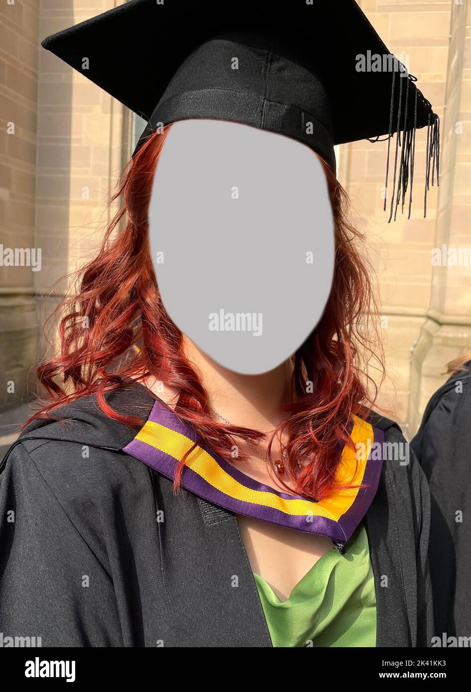 Anonymer Absolvent Stockfoto