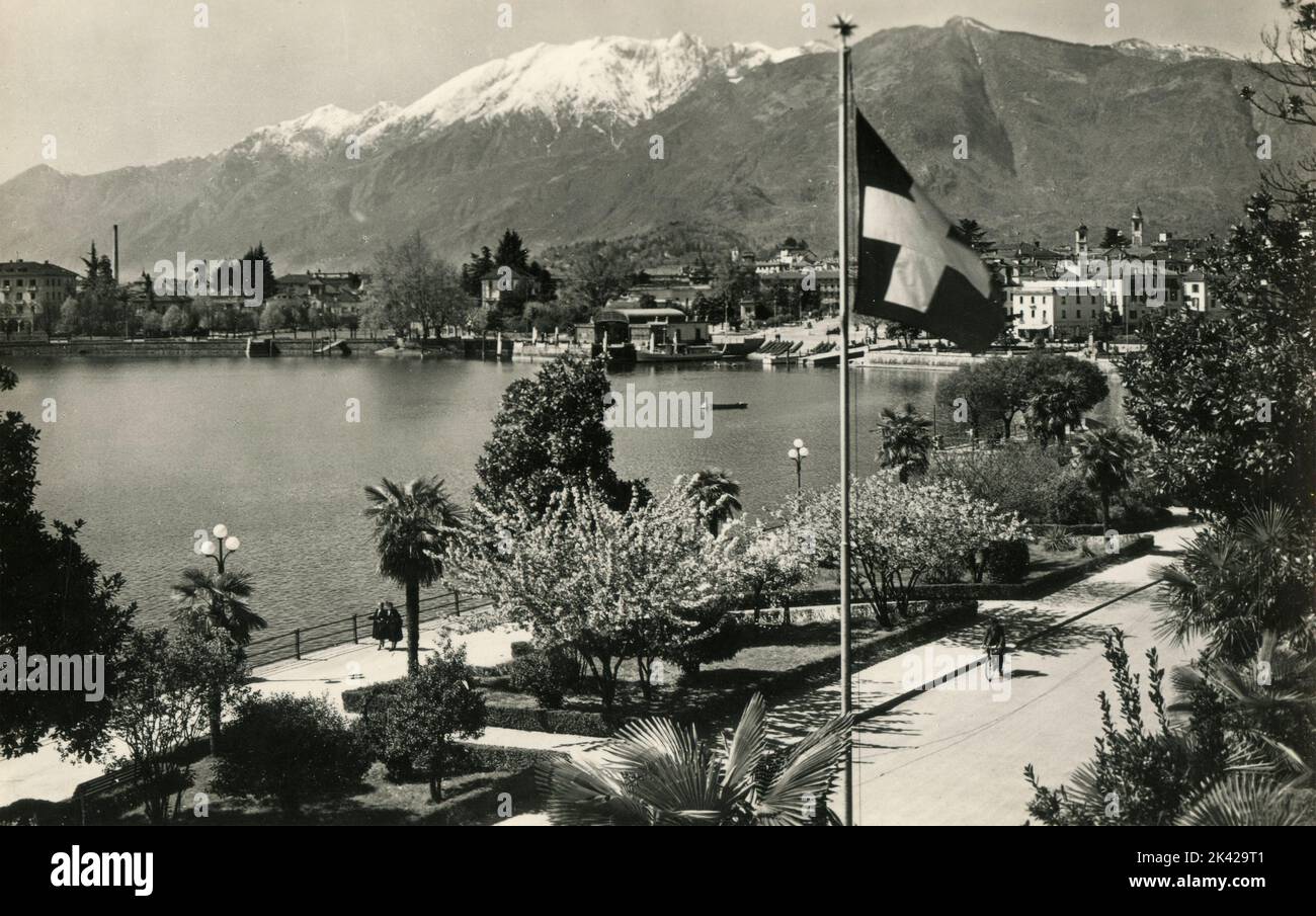 Blick auf den Gridone aka Ghiridone oder den Limidario, Lepontine Alps