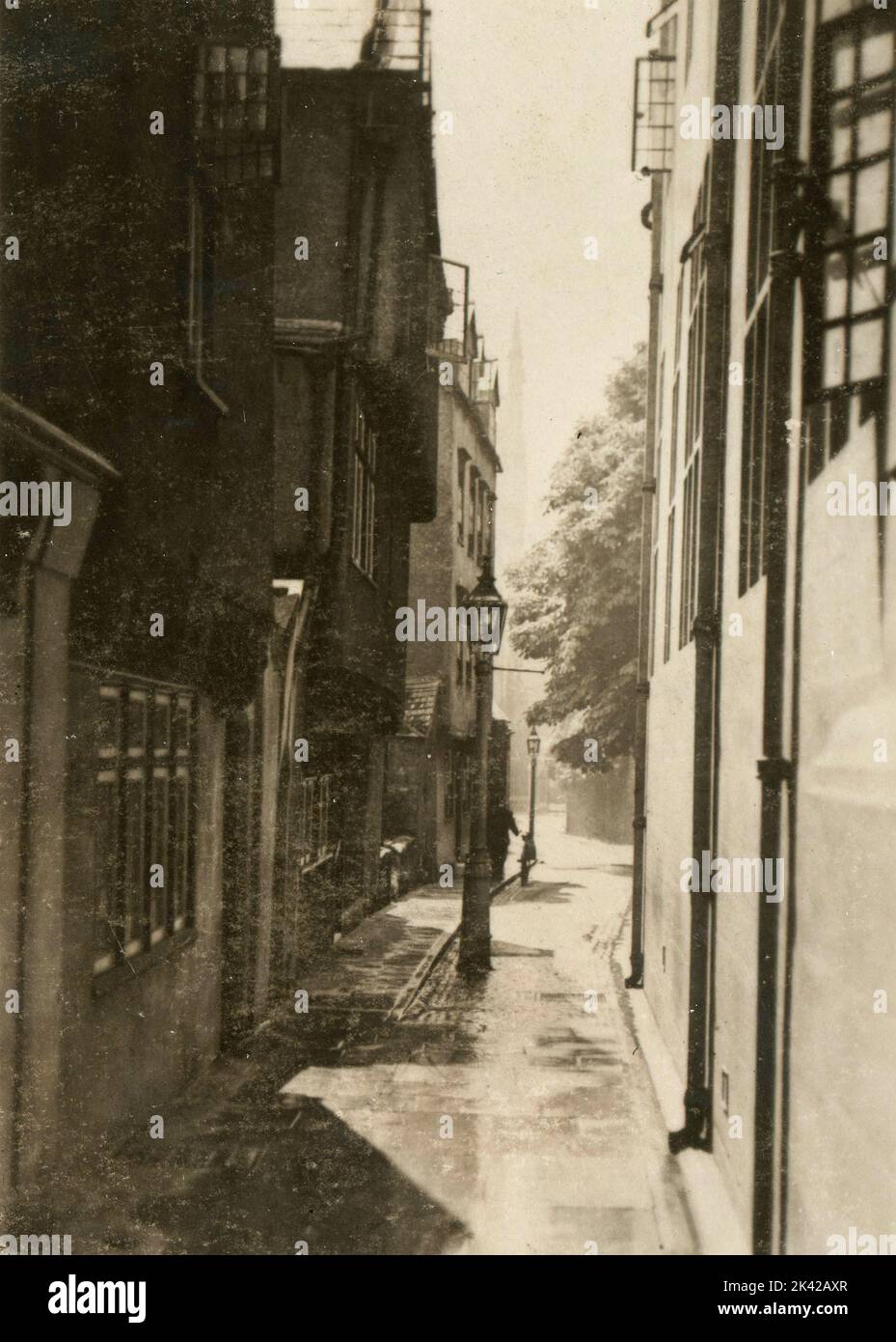 Blick auf die St.-Straße-Straße, Oxford, Großbritannien 1930s Stockfoto