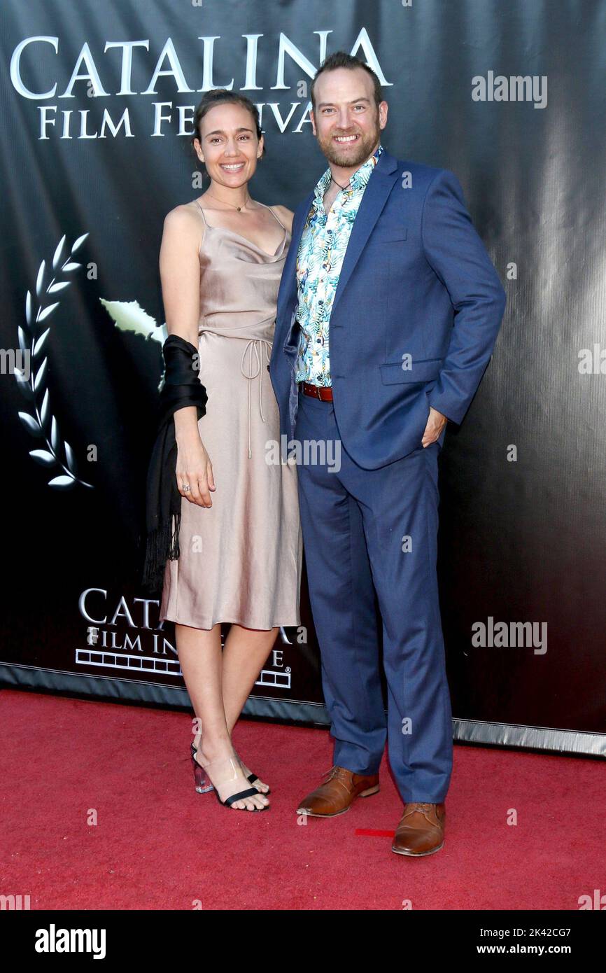 Santa Catalina Island, CA. 24. September 2022. Jessica Boyer, Nick Thomas bei der Ankunft für das Catalina Film Festival 2022 - SAT, Santa Catalina Island, CA 24. September 2022. Kredit: Priscilla Grant/Everett Collection/Alamy Live Nachrichten Stockfoto