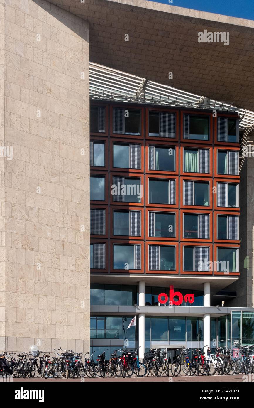 OBA Oosterdok - Amsterdam Central Library, Amsterdam, Niederlande Stockfoto