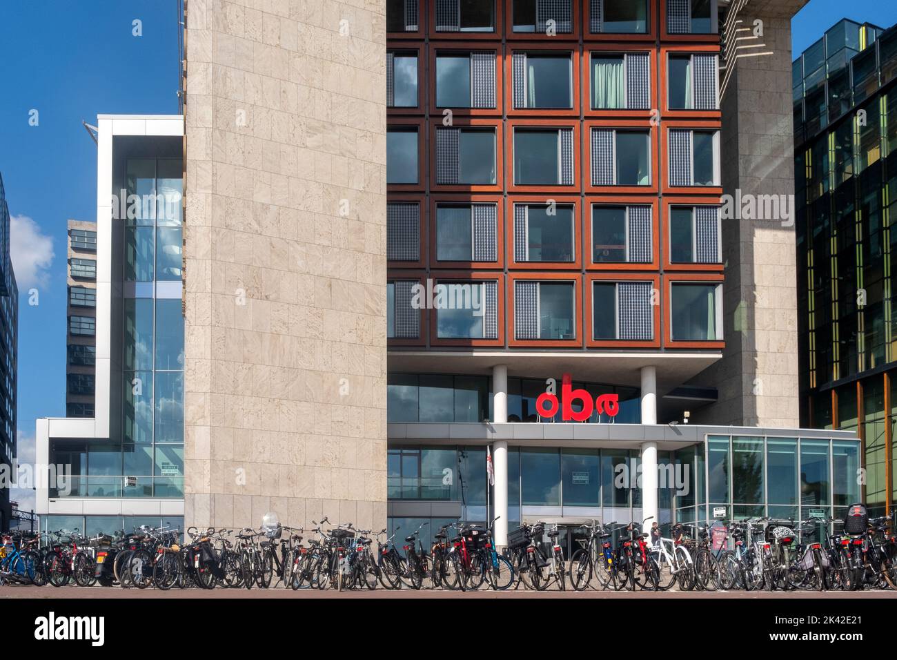 OBA Oosterdok - Amsterdam Central Library, Amsterdam, Niederlande Stockfoto