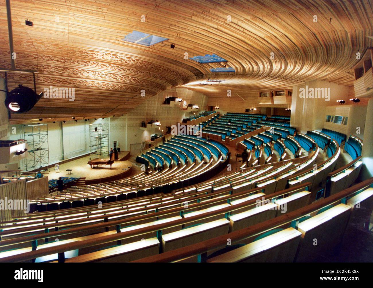 Aula Magna Auditorium an der Universität Stockholm Stockfoto