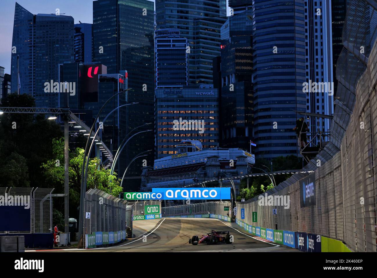 Singapur, 30/09/2022, großer Preis von Singapur, Freitag, 30.. September 2022. Marina Bay Street Circuit, Singapur. Quelle: James Moy/Alamy Live News Stockfoto