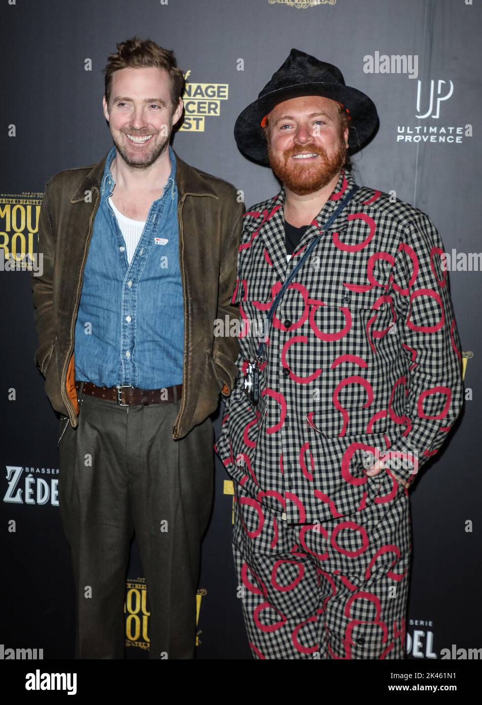 Ricky Wilson von den Kaiser Chiefs und Leigh Francis AKA Keith Lemon ...
