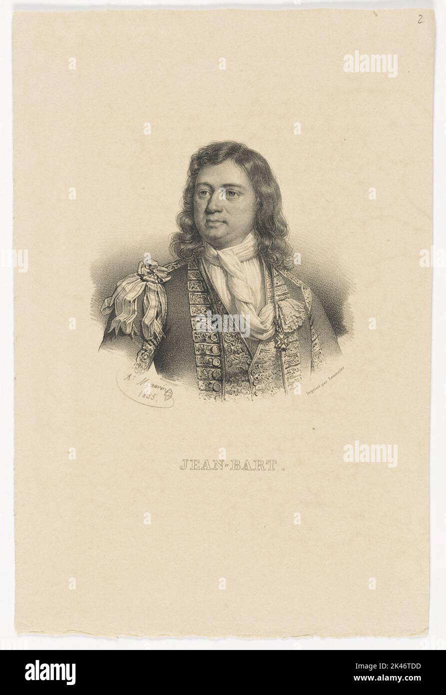 Porträt des Jean-Bart Stockfoto