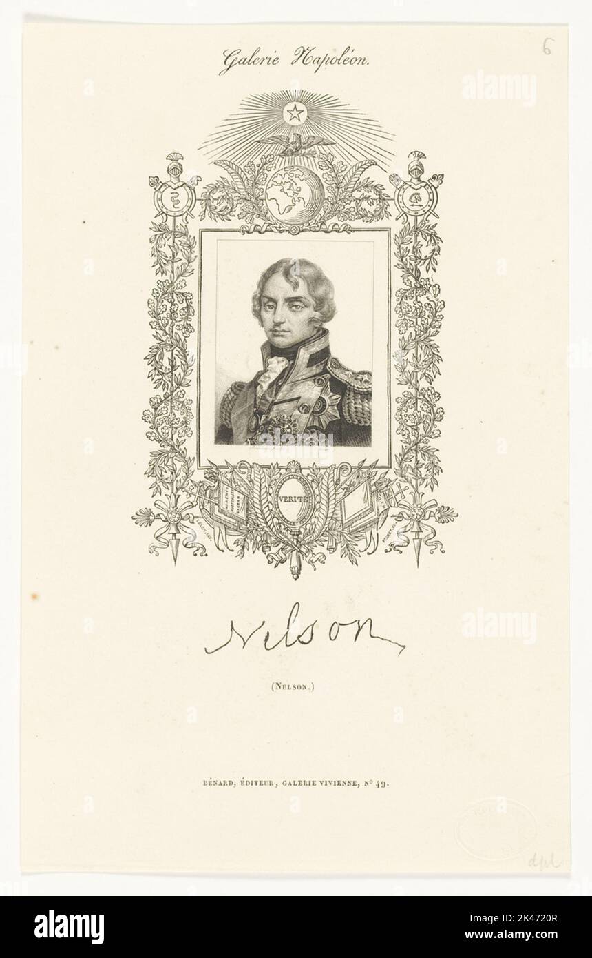 Porträt von Nelson Stockfoto