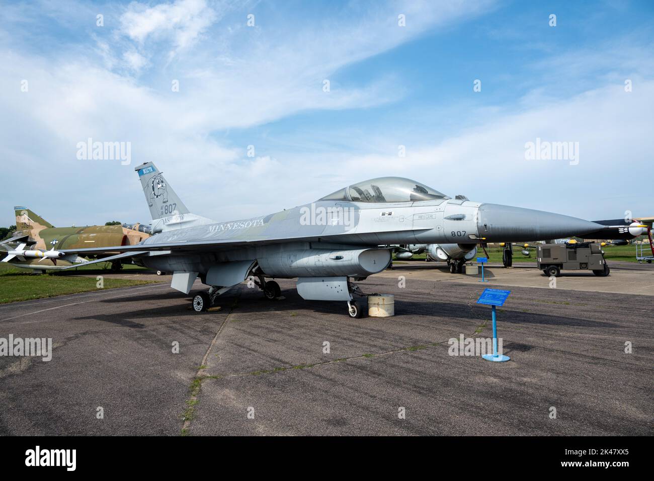 Eine Minnesota Air National Guard F-16C Kampf Falcon Stockfoto