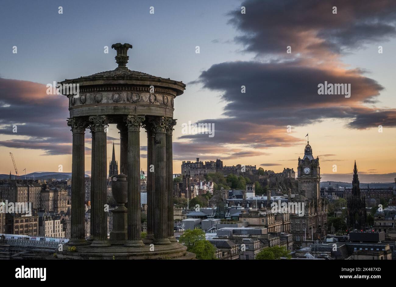 File Photo vom 18/05/20 von Einem Blick über die Stadt Edinburgh, als ein Lizenzprogramm für kurzfristige, vermieten Immobilien in Schottland am Samstag eröffnet. Stockfoto